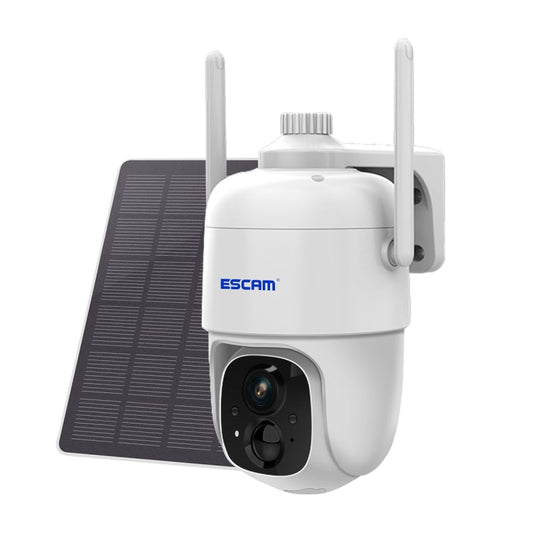 ESCAM G24 3MP WiFi Smart Night Vision Two-way Voice Intercom Solar Camera Support Full HD AI Recognition PIR Alarm, G24 SUNSKY