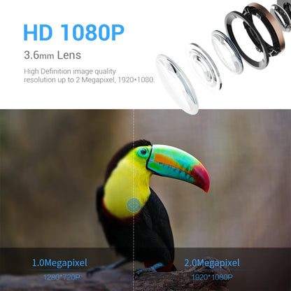 ESCAM PT389 IP66 Waterproof 2MP PIR Motion Detection Two-way Audio Night Vision WiFi Camera with AI Bird Recognition Bird Watching House, PT389 SUNSKY