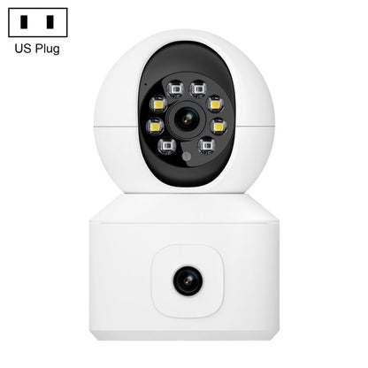 ESCAM QF010 2x2MP Dual Lens Dual Screen Surveillance WiFi Camera Support Two-way Voice & Motion Detection, QF010 SUNSKY