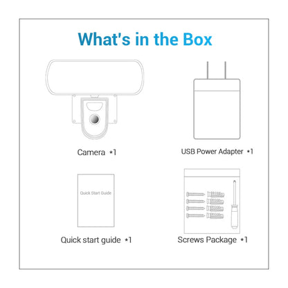 ESCAM QF615 3MP IP66 Waterproof WiFi IP Camera & Floodlight, Support Night Vision / PIR Motion Detection / Two-way Audio, QF615 SUNSKY