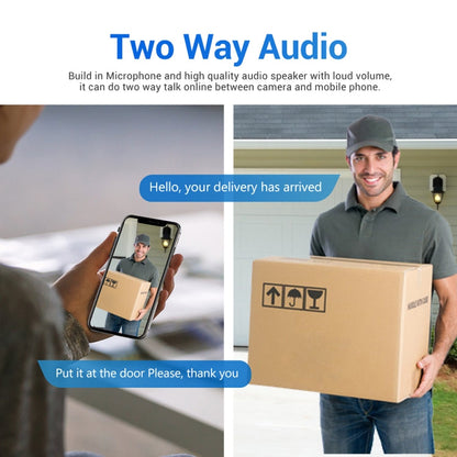 ESCAM QF615 3MP IP66 Waterproof WiFi IP Camera & Floodlight, Support Night Vision / PIR Motion Detection / Two-way Audio, QF615 SUNSKY