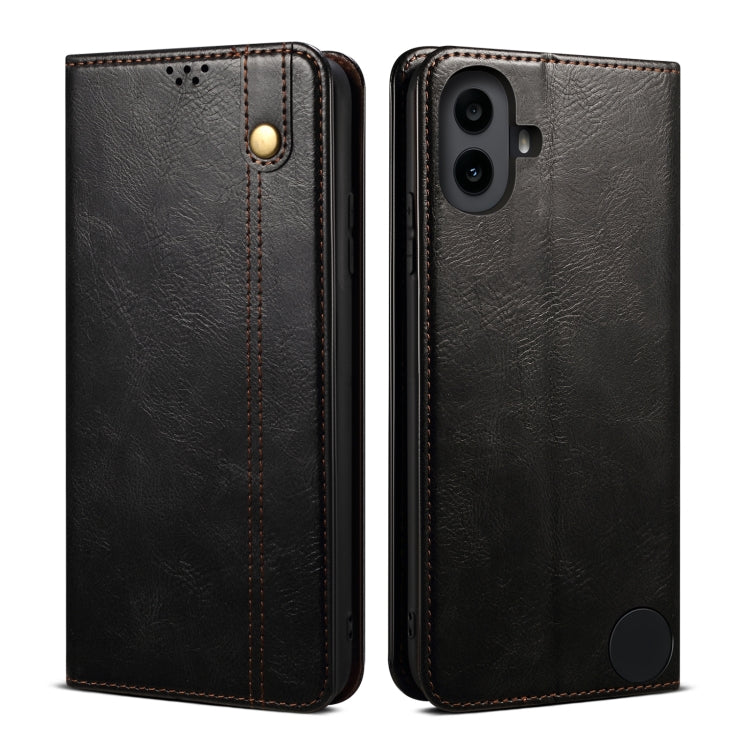 Premium Leather Phone Case - Oil Wax Crazy Horse Texture