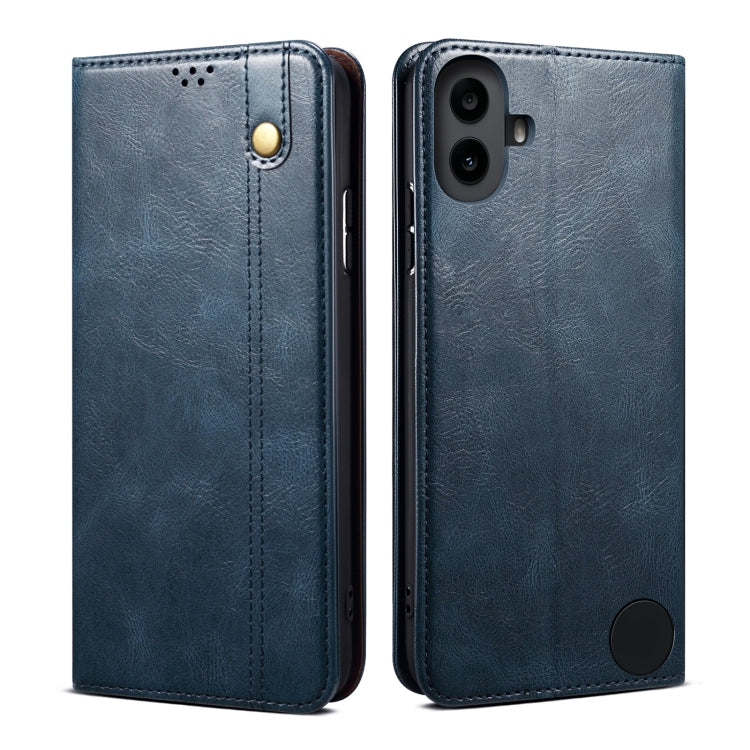 Premium Leather Phone Case - Oil Wax Crazy Horse Texture