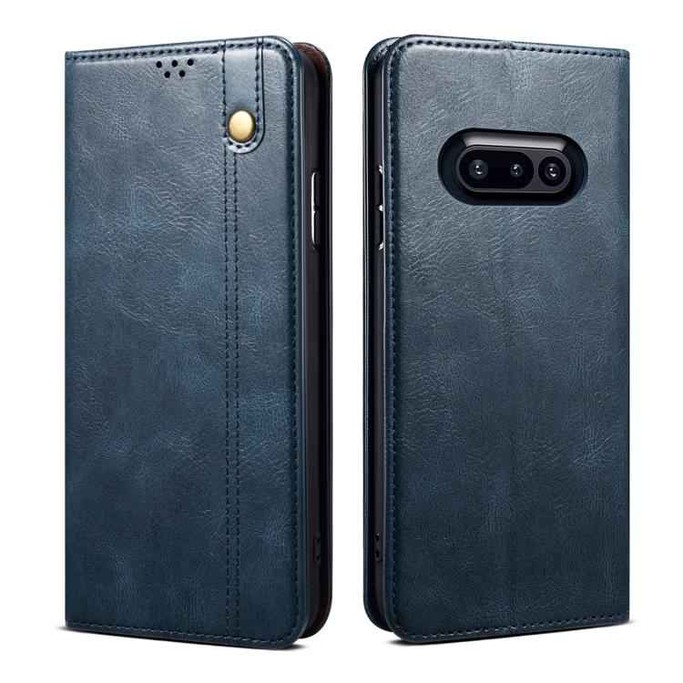 Oil Wax Crazy Horse Texture Leather Phone Case