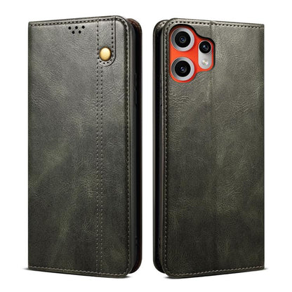 Oil Wax Crazy Horse Texture Leather Phone Case, For Nothing Phone 3, For Nothing CMF Phone 2 Pro, For Nothing Phone 3a, For Nothing Phone 3a Pro, For Nothing CMF Phone 1, For Nothing Phone 2A - Shello's Creative Boutique