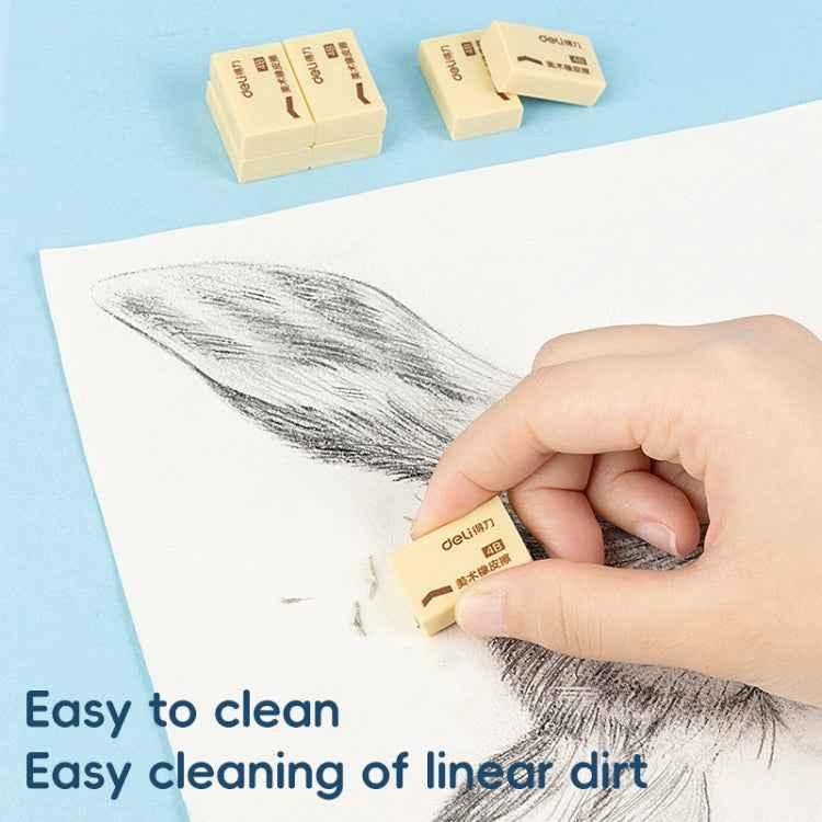 Deli 7534 Eraser Stationery Exam Sketch 4B Small Art Eraser - Shello's Creative Boutique