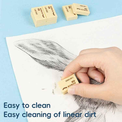 Deli 7534 Eraser Stationery Exam Sketch 4B Small Art Eraser - Shello's Creative Boutique