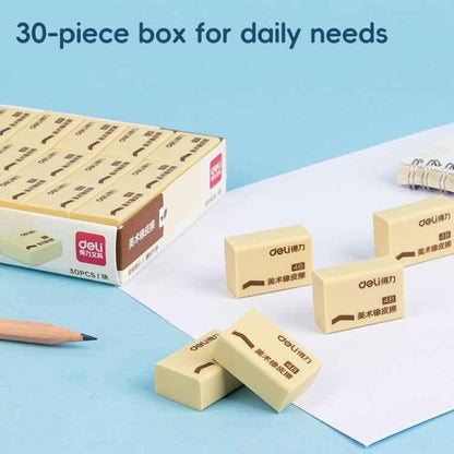 Deli 7534 Eraser Stationery Exam Sketch 4B Small Art Eraser - Shello's Creative Boutique
