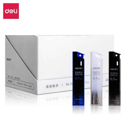 Deli 7004 Automatic Pencil Refill - 0.7mm 2B Lead (60 Pieces) - Shello's Creative Boutique