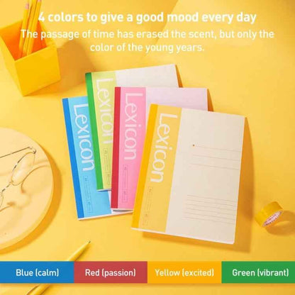 Deli 7653 A5 Notebook - Wireless Binding Simple Student Notepad - Shello's Creative Boutique