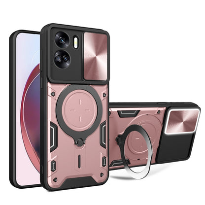 CD Texture Sliding Camshield Magnetic Holder Phone Case, For Honor X9b, For Honor 90 Lite 5G, For Honor 90 5G, For Honor Magic5 Pro
