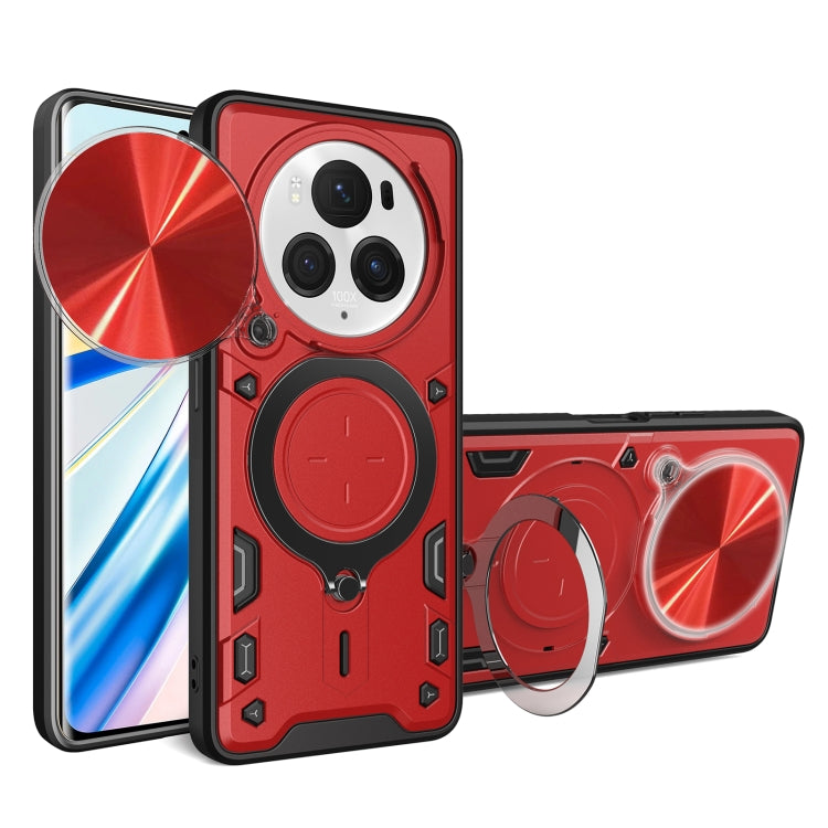CD Texture Sliding Camshield Magnetic Holder Phone Case, For Honor Magic6 Pro 5G, For Honor X8b, For Honor X7b, For Honor X5 Plus