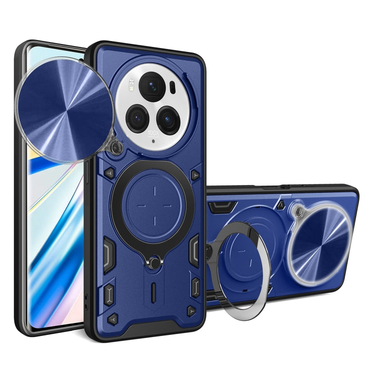 CD Texture Sliding Camshield Magnetic Holder Phone Case, For Honor Magic6 Pro 5G, For Honor X8b, For Honor X7b, For Honor X5 Plus
