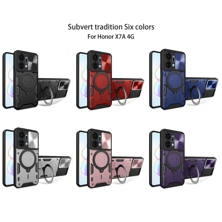 CD Texture Sliding Camshield Magnetic Holder Phone Case
