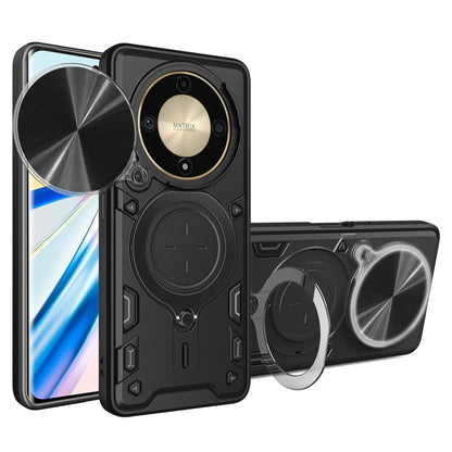 CD Texture Sliding Camshield Magnetic Holder Phone Case, For Honor X9b, For Honor 90 Lite 5G, For Honor 90 5G, For Honor Magic5 Pro