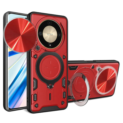 CD Texture Sliding Camshield Magnetic Holder Phone Case, For Honor X9b, For Honor 90 Lite 5G, For Honor 90 5G, For Honor Magic5 Pro