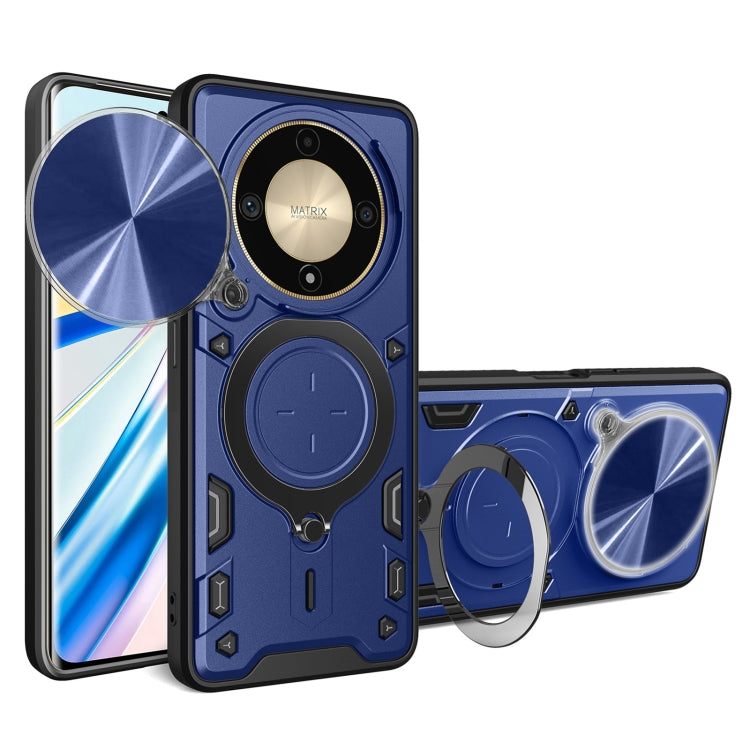 CD Texture Sliding Camshield Magnetic Holder Phone Case, For Honor X9b, For Honor 90 Lite 5G, For Honor 90 5G, For Honor Magic5 Pro