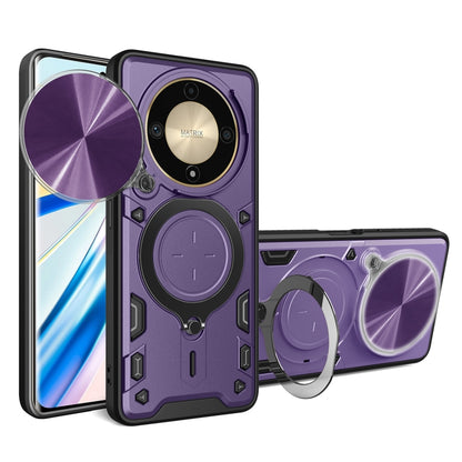 CD Texture Sliding Camshield Magnetic Holder Phone Case, For Honor X9b, For Honor 90 Lite 5G, For Honor 90 5G, For Honor Magic5 Pro
