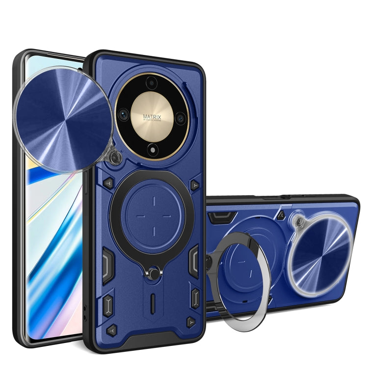 CD Texture Sliding Camshield Magnetic Holder Phone Case, For Honor X9a / Magic5 Lite, For Honor X7a 4G, For Honor X8 5G / X6 4G, For Honor X8 4G