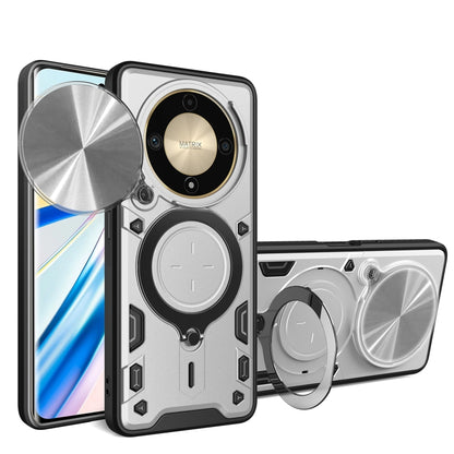 CD Texture Sliding Camshield Magnetic Holder Phone Case, For Honor X9a / Magic5 Lite, For Honor X7a 4G, For Honor X8 5G / X6 4G, For Honor X8 4G