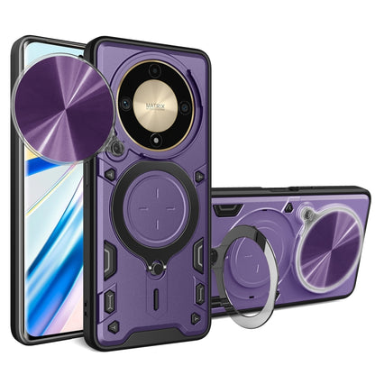 CD Texture Sliding Camshield Magnetic Holder Phone Case, For Honor X9a / Magic5 Lite, For Honor X7a 4G, For Honor X8 5G / X6 4G, For Honor X8 4G