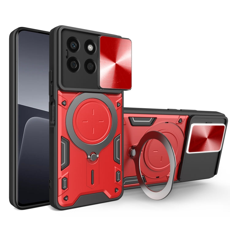 CD Texture Sliding Camshield Magnetic Holder Phone Case, For Honor X8b, For Honor X7b, For Honor X5 Plus, For Honor X9b - Shello's Creative Boutique