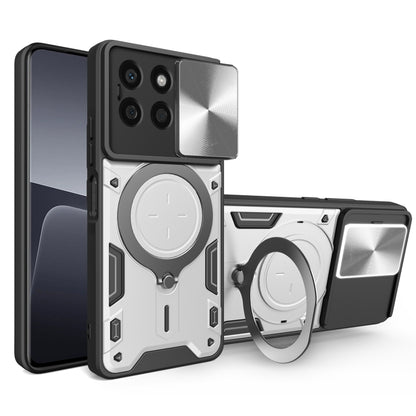 CD Texture Sliding Camshield Magnetic Holder Phone Case, For Honor X8b, For Honor X7b, For Honor X5 Plus, For Honor X9b - Shello's Creative Boutique