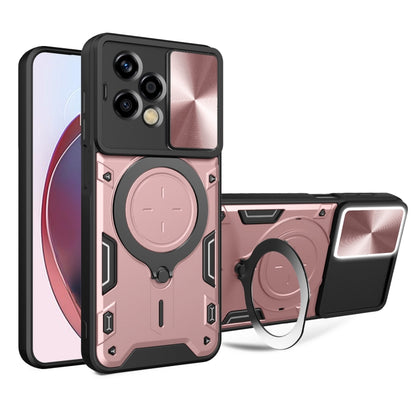 CD Texture Sliding Camshield Magnetic Holder Phone Case, For Honor X6b 4G, For Honor 200, For Honor 200 Pro, For Honor 200 Lite Global