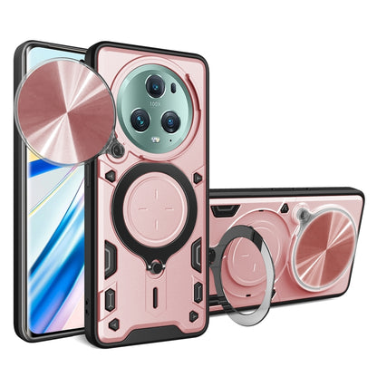 CD Texture Sliding Camshield Magnetic Holder Phone Case, For Honor X9b, For Honor 90 Lite 5G, For Honor 90 5G, For Honor Magic5 Pro