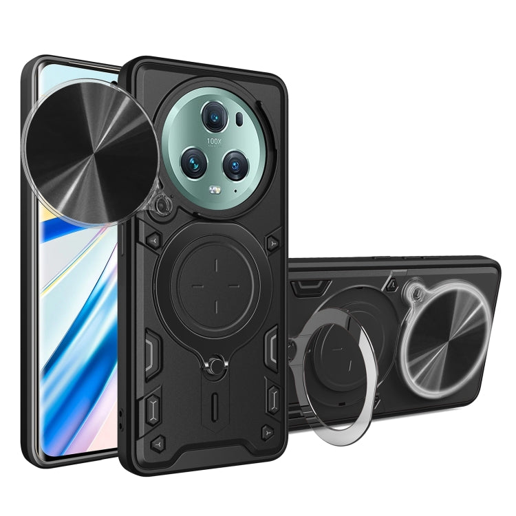 CD Texture Sliding Camshield Magnetic Holder Phone Case, For Honor 90 Lite 5G, For Honor 90 5G, For Honor Magic5 Pro, For Honor X9a / Magic5 Lite - Shello's Creative Boutique