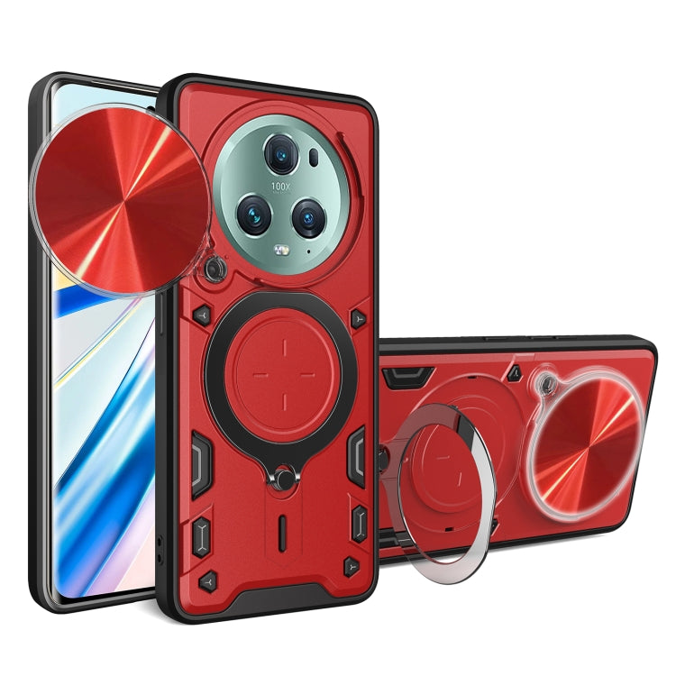 CD Texture Sliding Camshield Magnetic Holder Phone Case, For Honor 90 Lite 5G, For Honor 90 5G, For Honor Magic5 Pro, For Honor X9a / Magic5 Lite - Shello's Creative Boutique