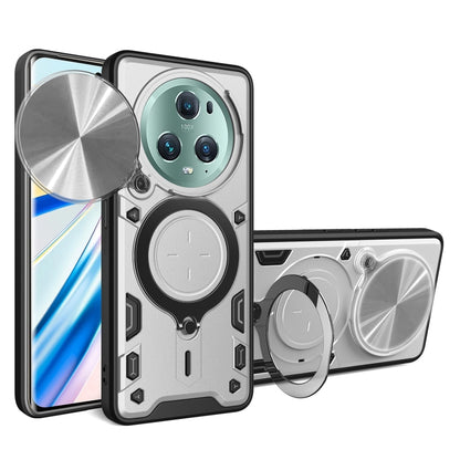 CD Texture Sliding Camshield Magnetic Holder Phone Case