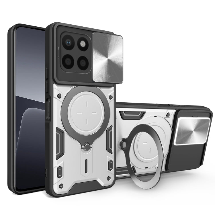 CD Texture Sliding Camshield Magnetic Holder Phone Case, For Honor X9a / Magic5 Lite, For Honor X7a 4G, For Honor X8 5G / X6 4G, For Honor X8 4G