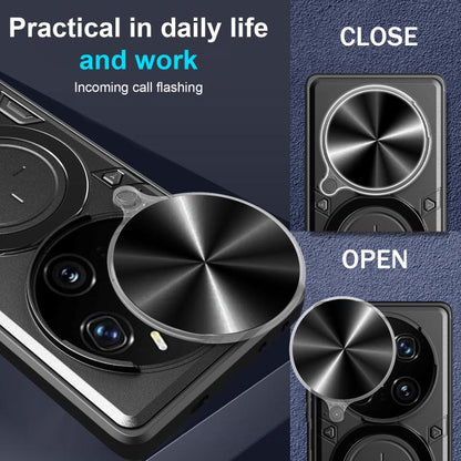 CD Texture Sliding Camshield Magnetic Holder Phone Case