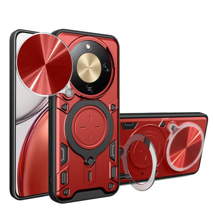 CD Texture Sliding Camshield Magnetic Holder Phone Case