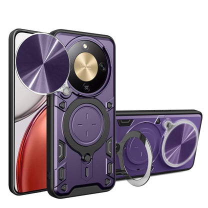 CD Texture Sliding Camshield Magnetic Holder Phone Case