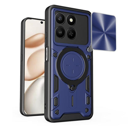 CD Texture Sliding Camshield Magnetic Holder Phone Case, For Honor X9d 5G / X70 5G, For Honor 400 Smart / X7d 5G Global, For Honor 400 Pro Global 160.8mm, For Honor 400 Lite Global