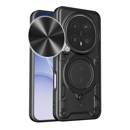 CD Texture Sliding Camshield Magnetic Holder Phone Case, For Honor 600 / 600 Pro Global, For Honor 600 Lite Global, For Honor Magic8 Pro 5G, For Honor X9d 5G / X70 5G - Shello's Creative Boutique