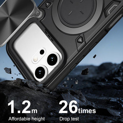 CD Texture Sliding Camshield Magnetic Holder Phone Case, For Honor 600 / 600 Pro Global, For Honor 600 Lite Global, For Honor Magic8 Pro 5G, For Honor X9d 5G / X70 5G - Shello's Creative Boutique