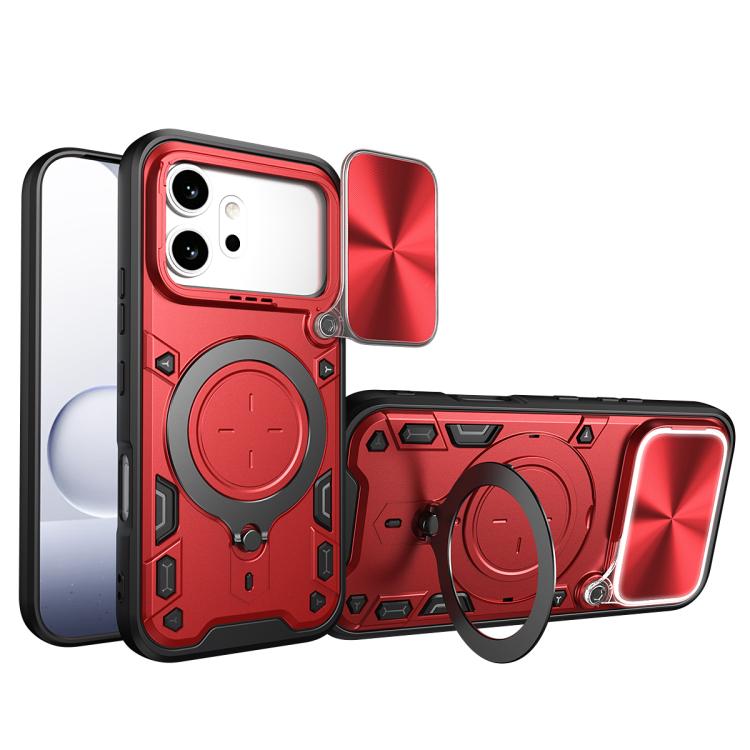 CD Texture Sliding Camshield Magnetic Holder Phone Case, For Honor 600 Smart 5G, For Honor 600 / 600 Pro Global, For Honor 600 Lite Global, For Honor Magic8 Pro 5G
