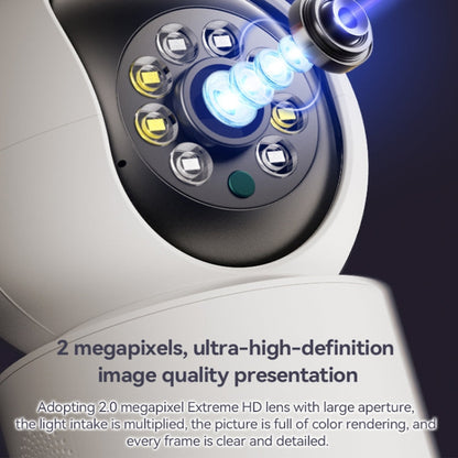 Yesido KM11 3.0MP Full Color Day and Night Smart 2.4G WIFI Camera, UK Plug SUNSKY