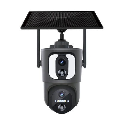 ESCAM QF390 2x2MP Binocular Solar WiFi Camera Supports Two-way Voice & Alarm Recording, QF390 SUNSKY