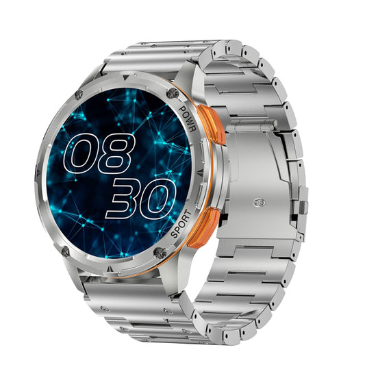 AK59 1.43 inch AMLOED Round Screen Steel Strap Smart Watch - Shello's Creative Boutique