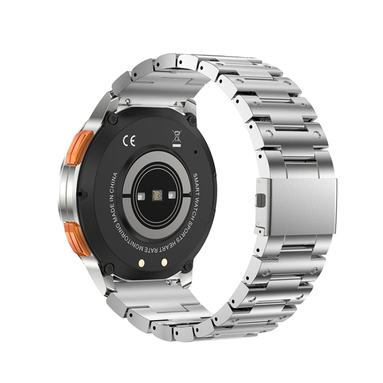 AK59 1.43 inch AMLOED Round Screen Steel Strap Smart Watch - Shello's Creative Boutique