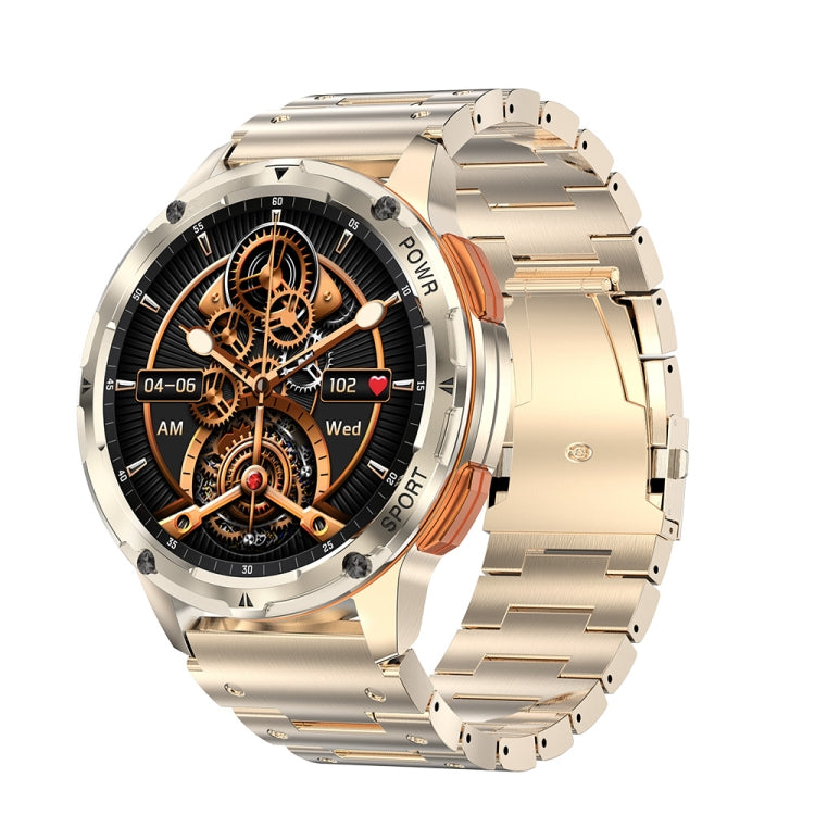 AK59 1.43 inch AMLOED Round Screen Steel Strap Smart Watch - Shello's Creative Boutique