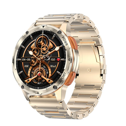 AK59 1.43 inch AMLOED Round Screen Steel Strap Smart Watch - Shello's Creative Boutique