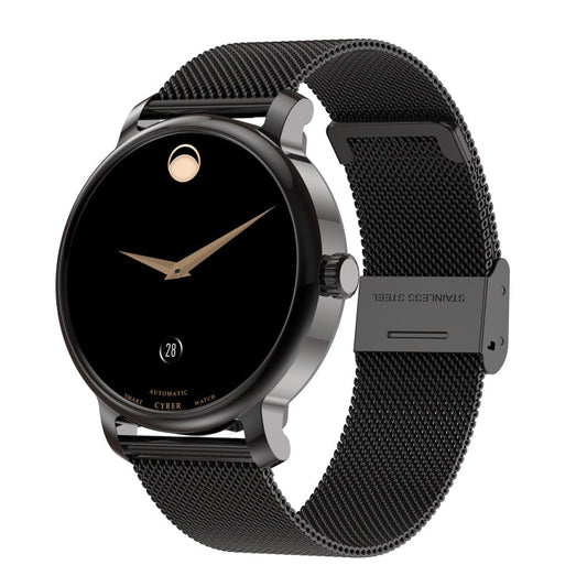 LEMFO LF35 1.43 inch AMOLED Round Screen Steel Strap Smart Watch Supports Blood Oxygen Detection Shello's Creative Boutique
