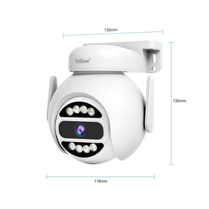 SriHome SH047 4MP IP66 Waterproof Motion Detection Night Vision WiFi HD Camera, SH047 - Shello's Creative Boutique