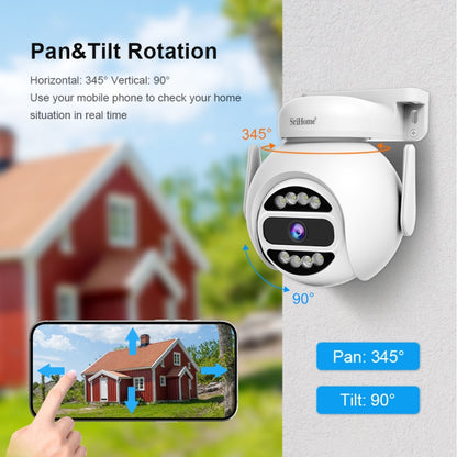SriHome SH047 4MP IP66 Waterproof Motion Detection Night Vision WiFi HD Camera, SH047 - Shello's Creative Boutique