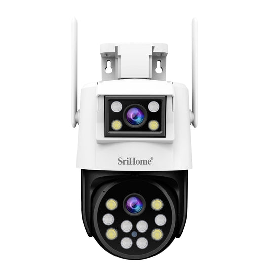SriHome SH048 2MP + 2MP Humanoid Tracking Smart Night Vision Dual Lens IP Camera